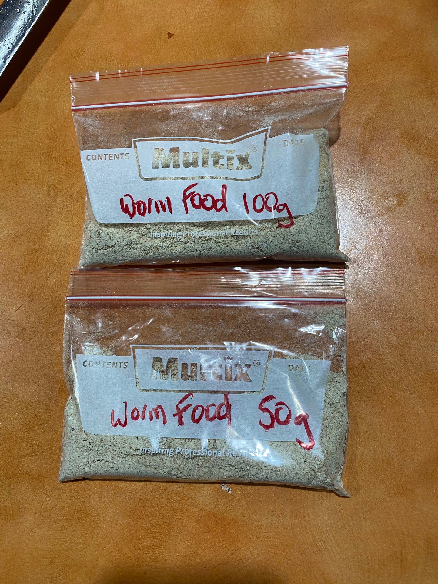 Worm food